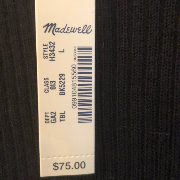 Madewell black flutter sleeve sweater - Picture 3 of 4